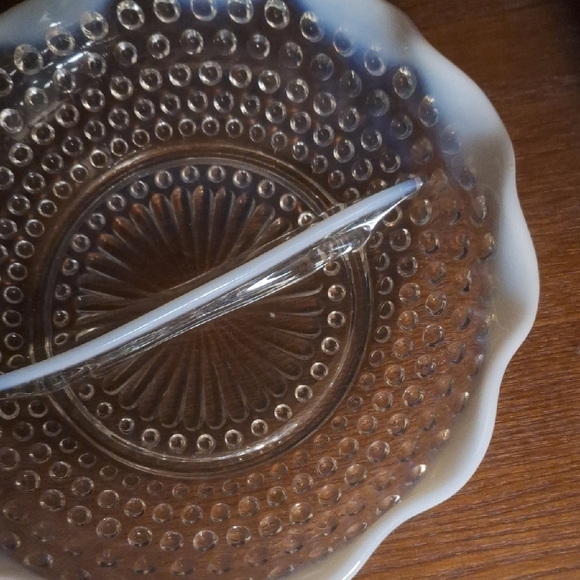 Vintage Glass Divided Plate - Picture 4 of 5